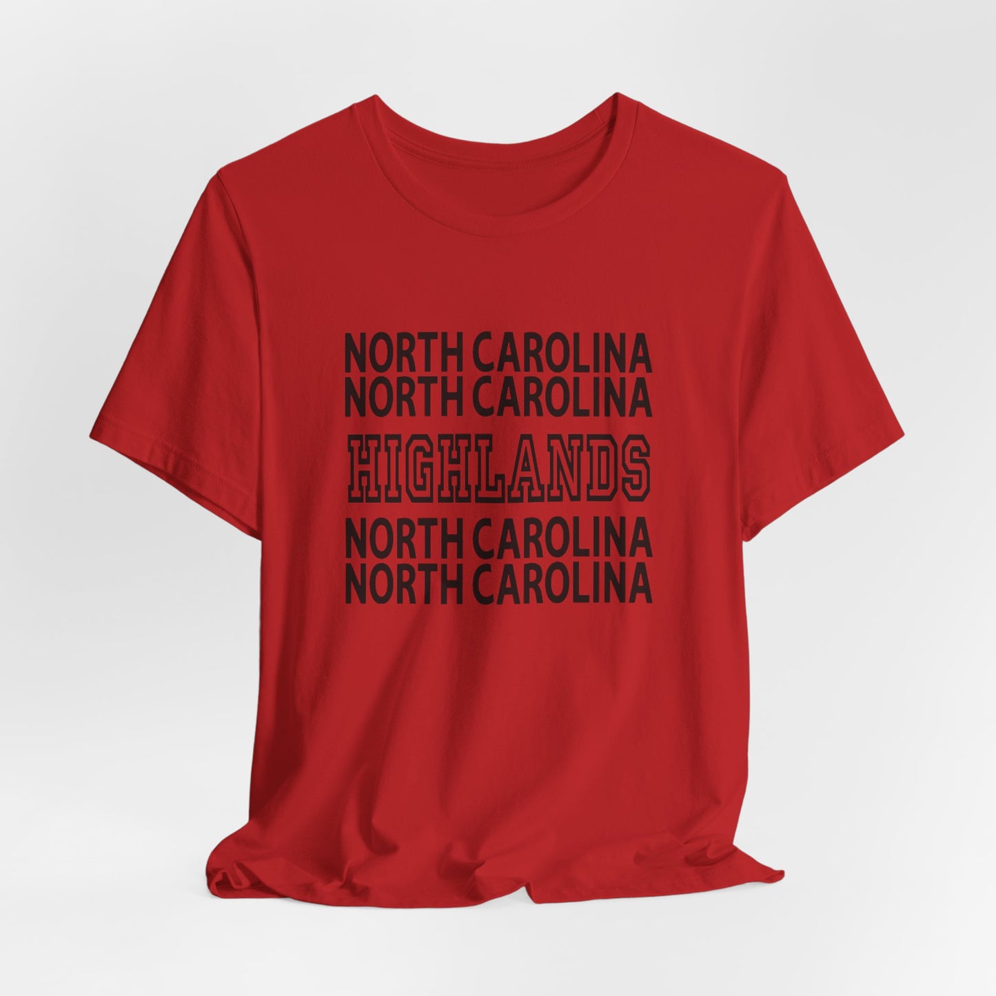 North Carolina Highlands T-Shirt — Retro State Pride Tee