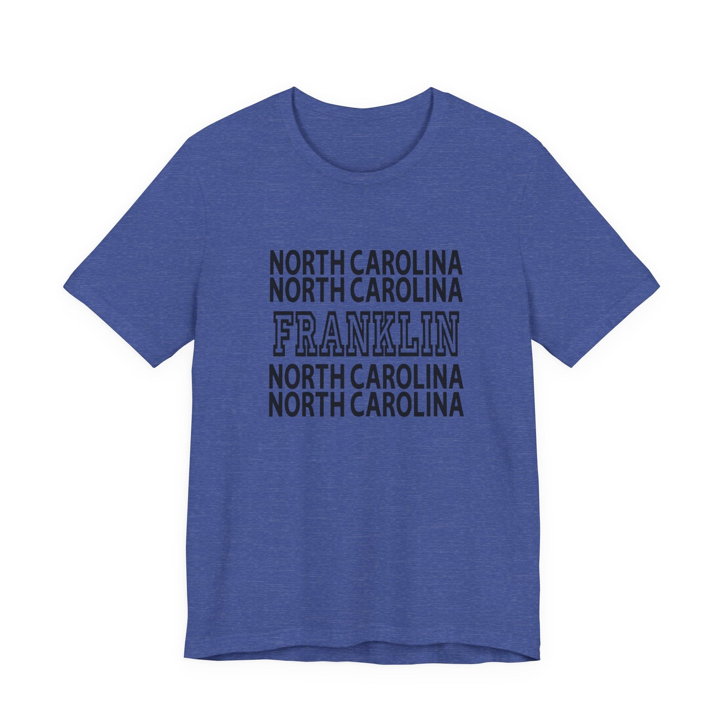 North Carolina Franklin Tee — Vintage State Town Graphic T-Shirt