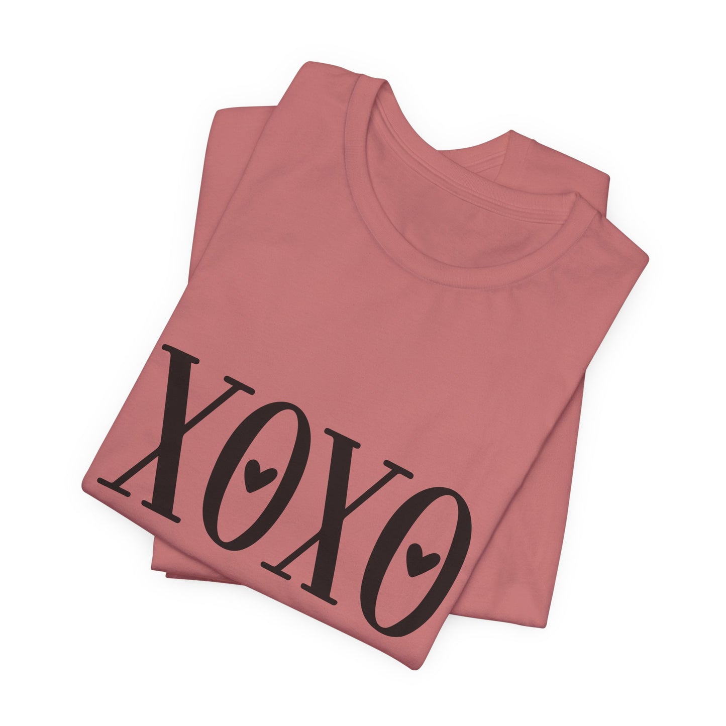 XOXO Heart Tee — Romantic Valentine's Day Graphic T-Shirt
