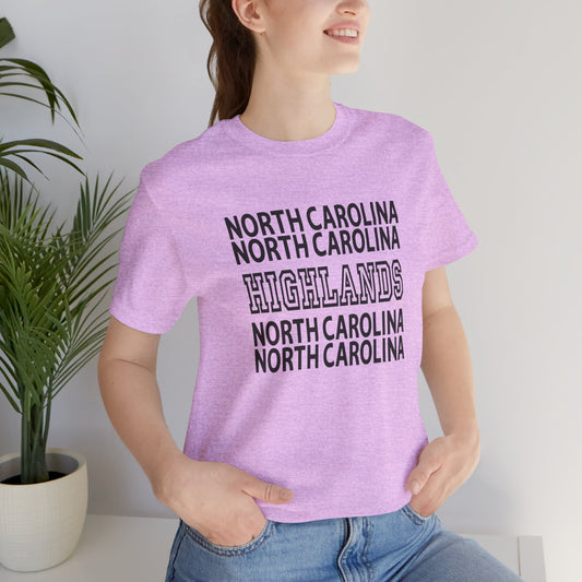 North Carolina Highlands T-Shirt — Retro State Pride Tee