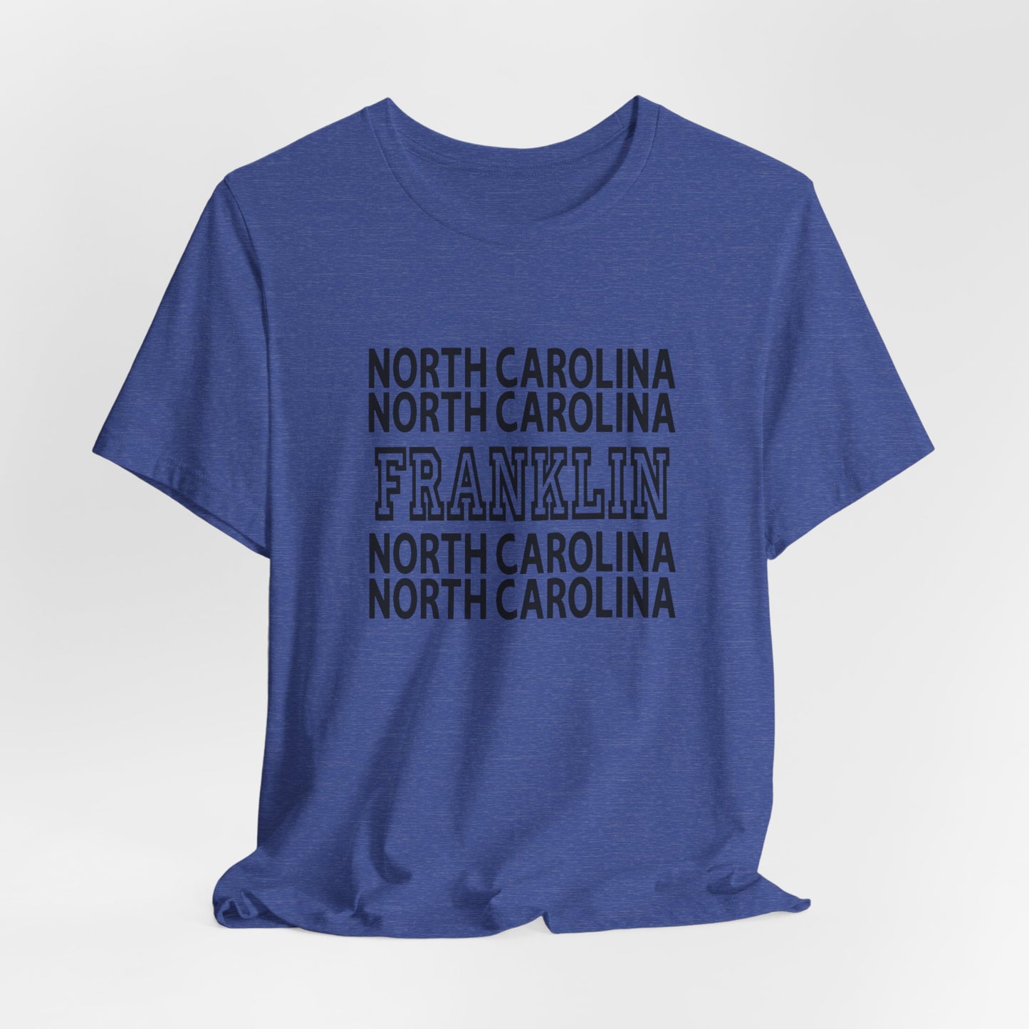 North Carolina Franklin Tee — Vintage State Town Graphic T-Shirt