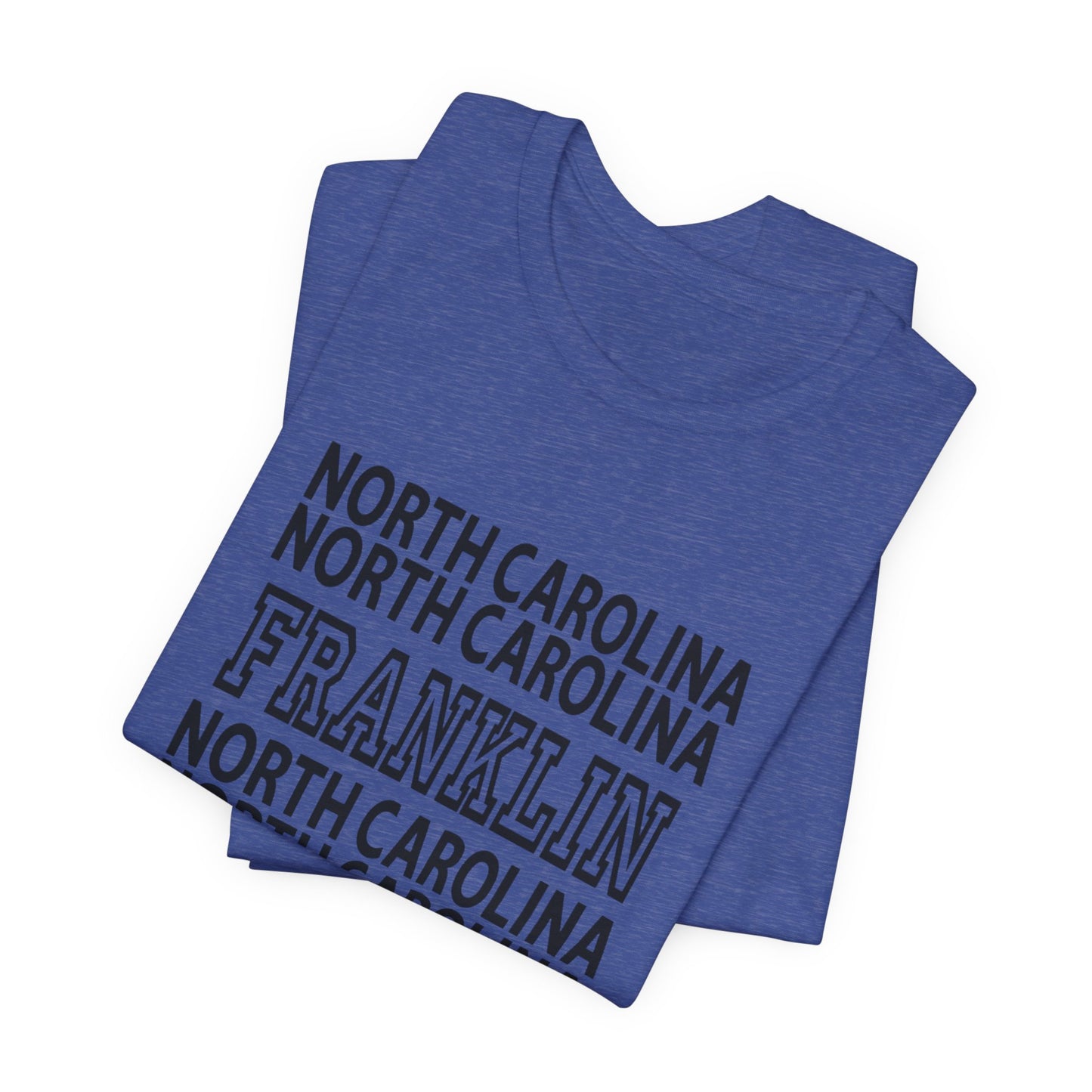 North Carolina Franklin Tee — Vintage State Town Graphic T-Shirt