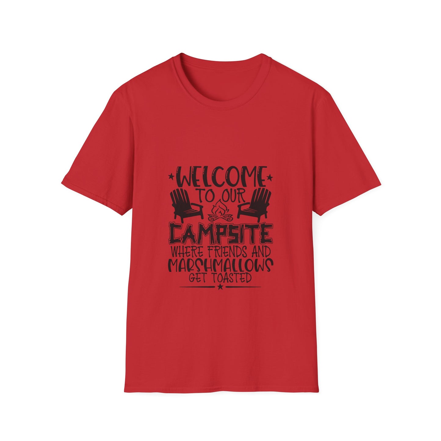 Welcome to our Campsite Unisex Softstyle T-Shirt
