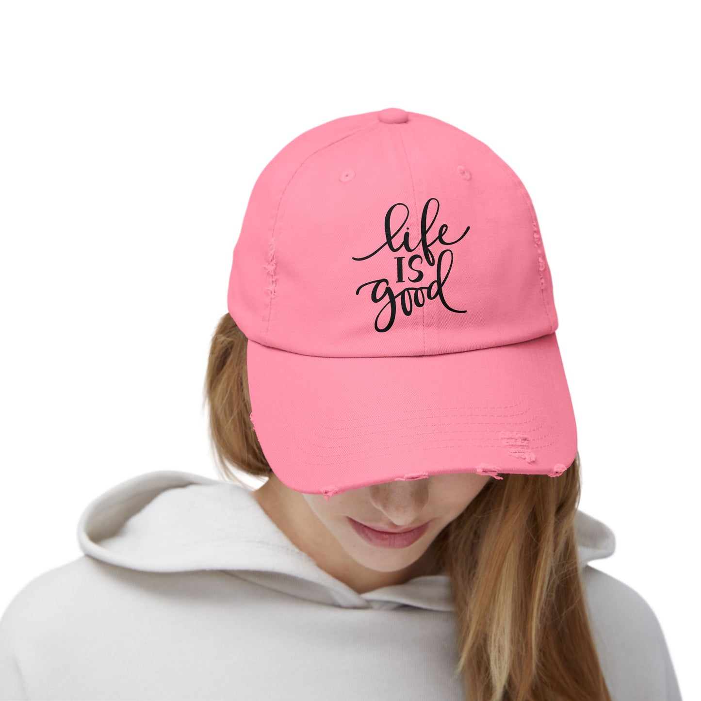 Life Is Good Distressed Baseball Cap