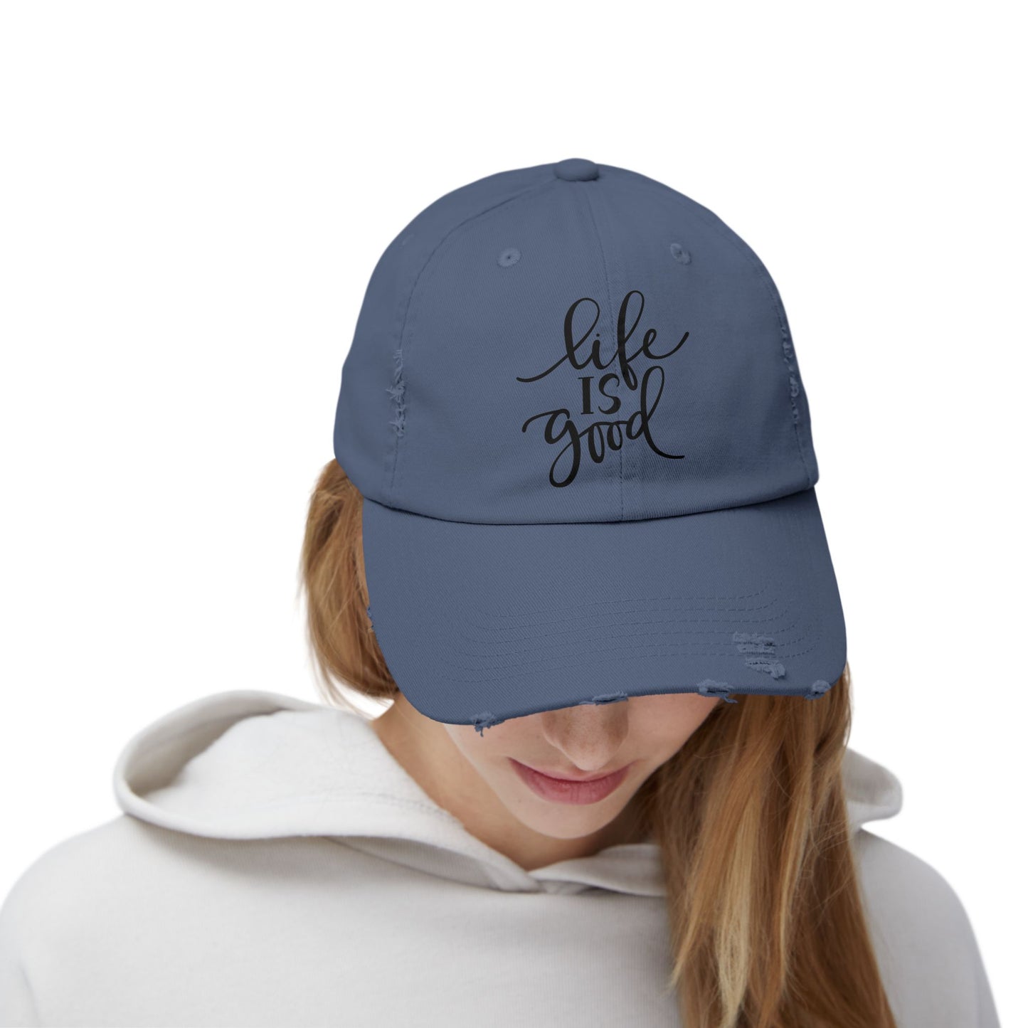 Life Is Good Distressed Baseball Cap