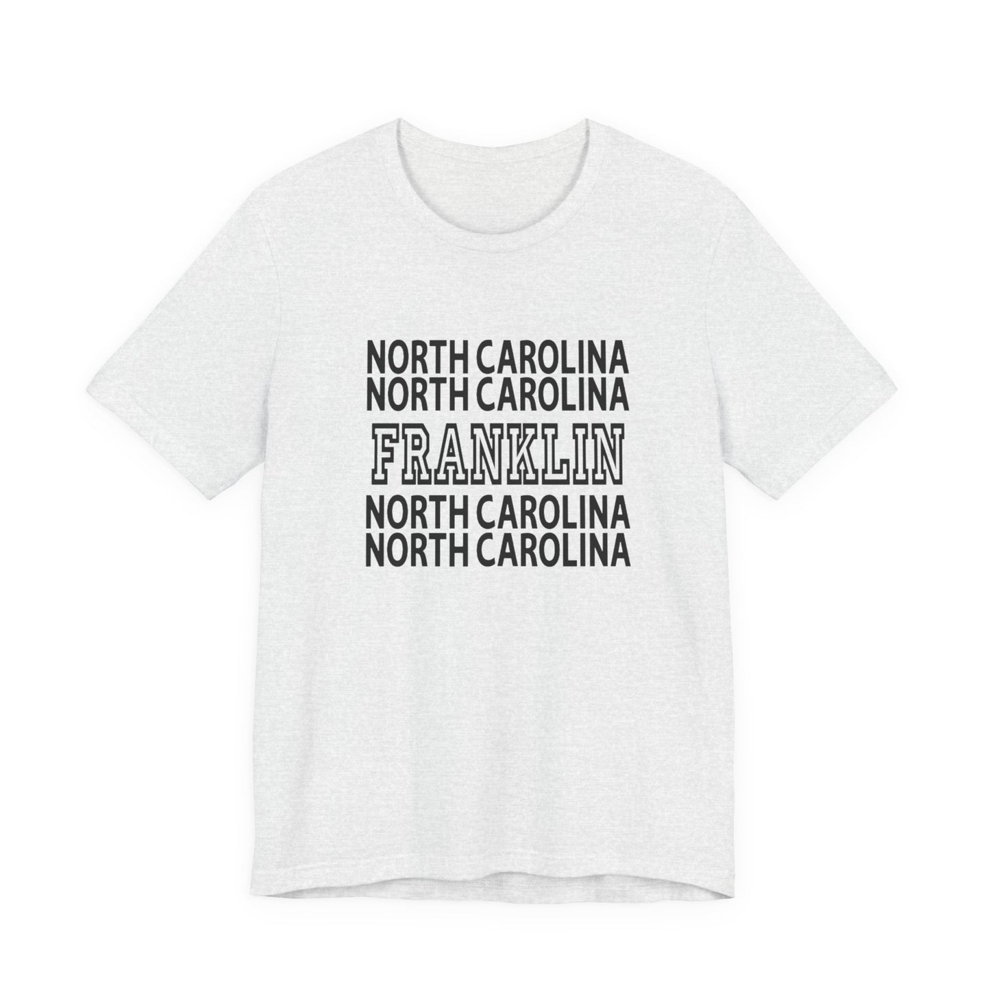 North Carolina Franklin Tee — Vintage State Town Graphic T-Shirt