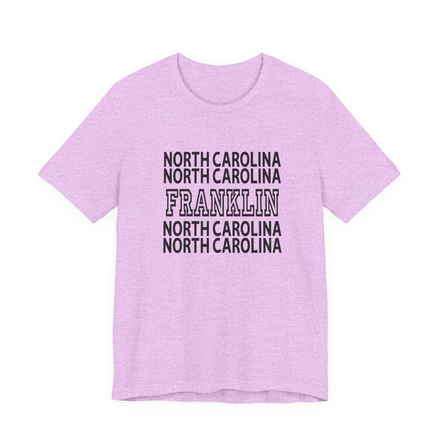 North Carolina Franklin Tee — Vintage State Town Graphic T-Shirt