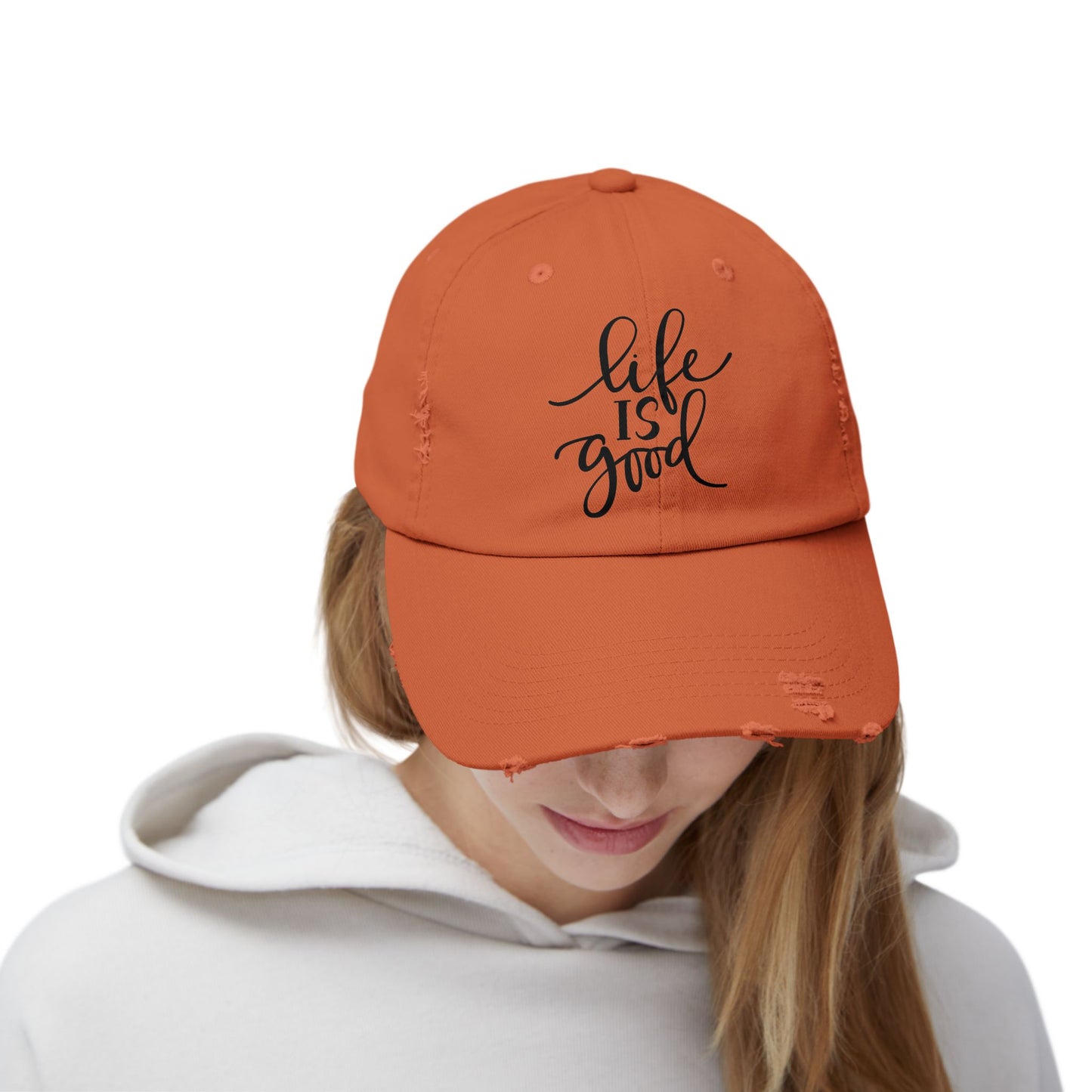 Life Is Good Distressed Baseball Cap