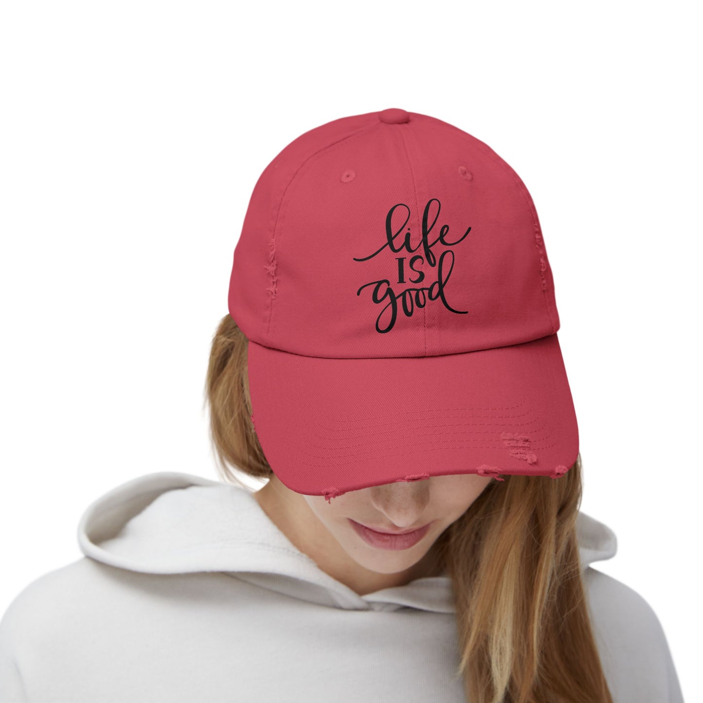 Life Is Good Distressed Baseball Cap