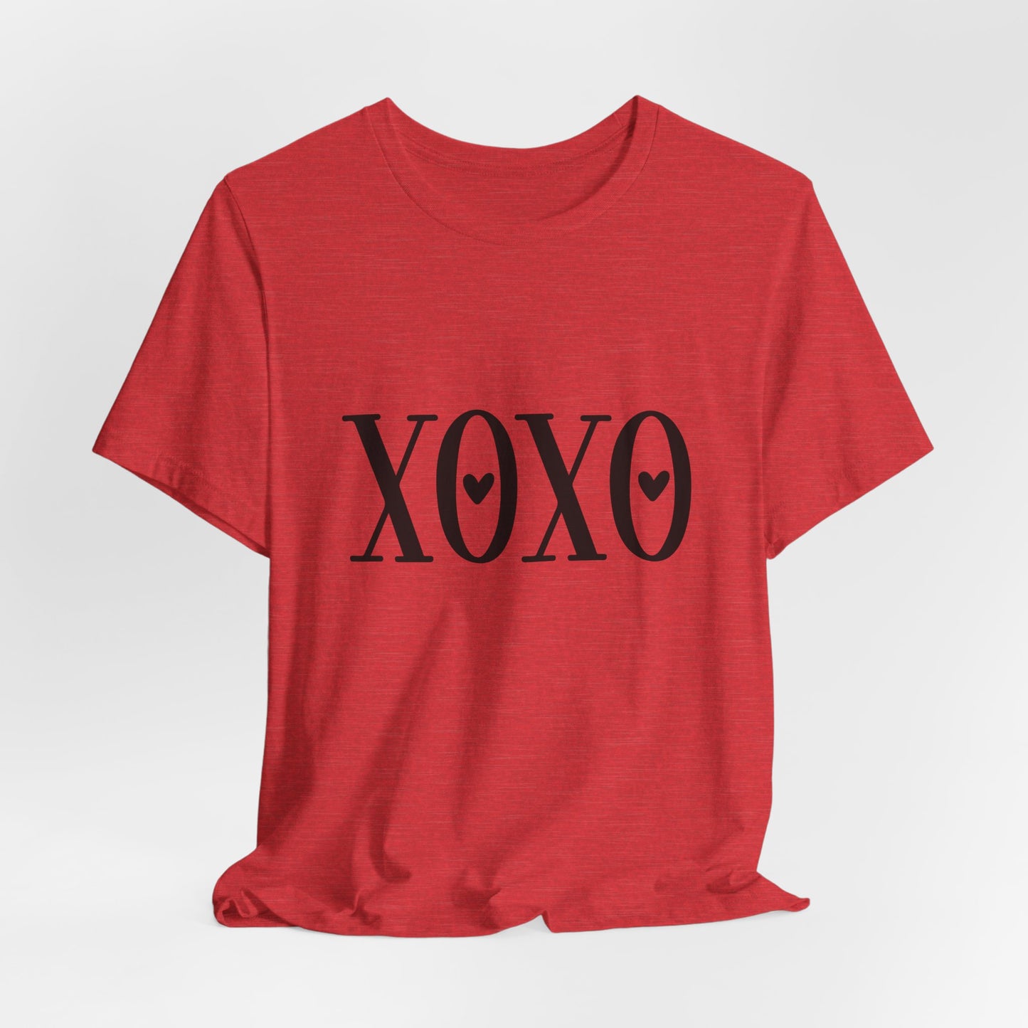XOXO Heart Tee — Romantic Valentine's Day Graphic T-Shirt