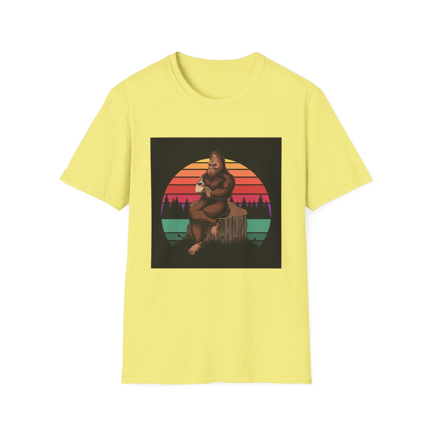 Bigfoot enjoying his coffee - Unisex