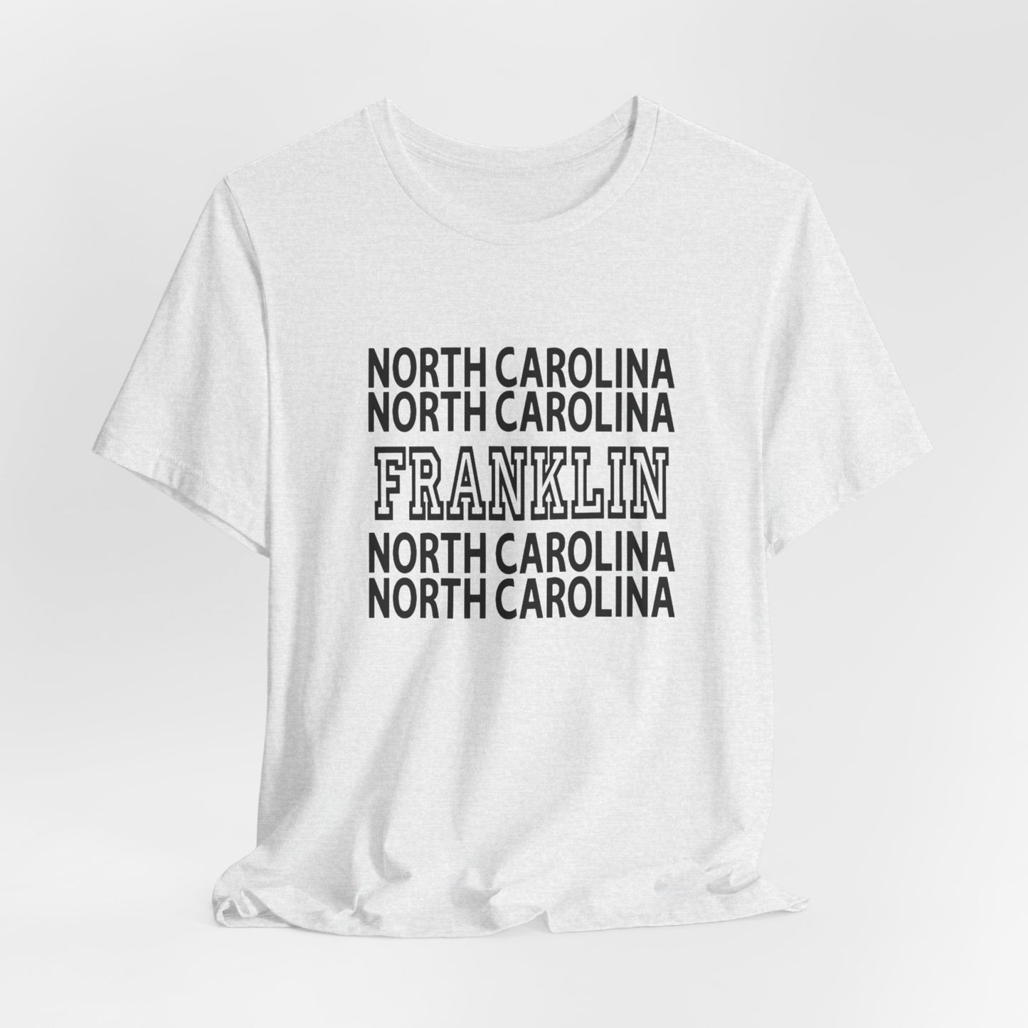 North Carolina Franklin Tee — Vintage State Town Graphic T-Shirt