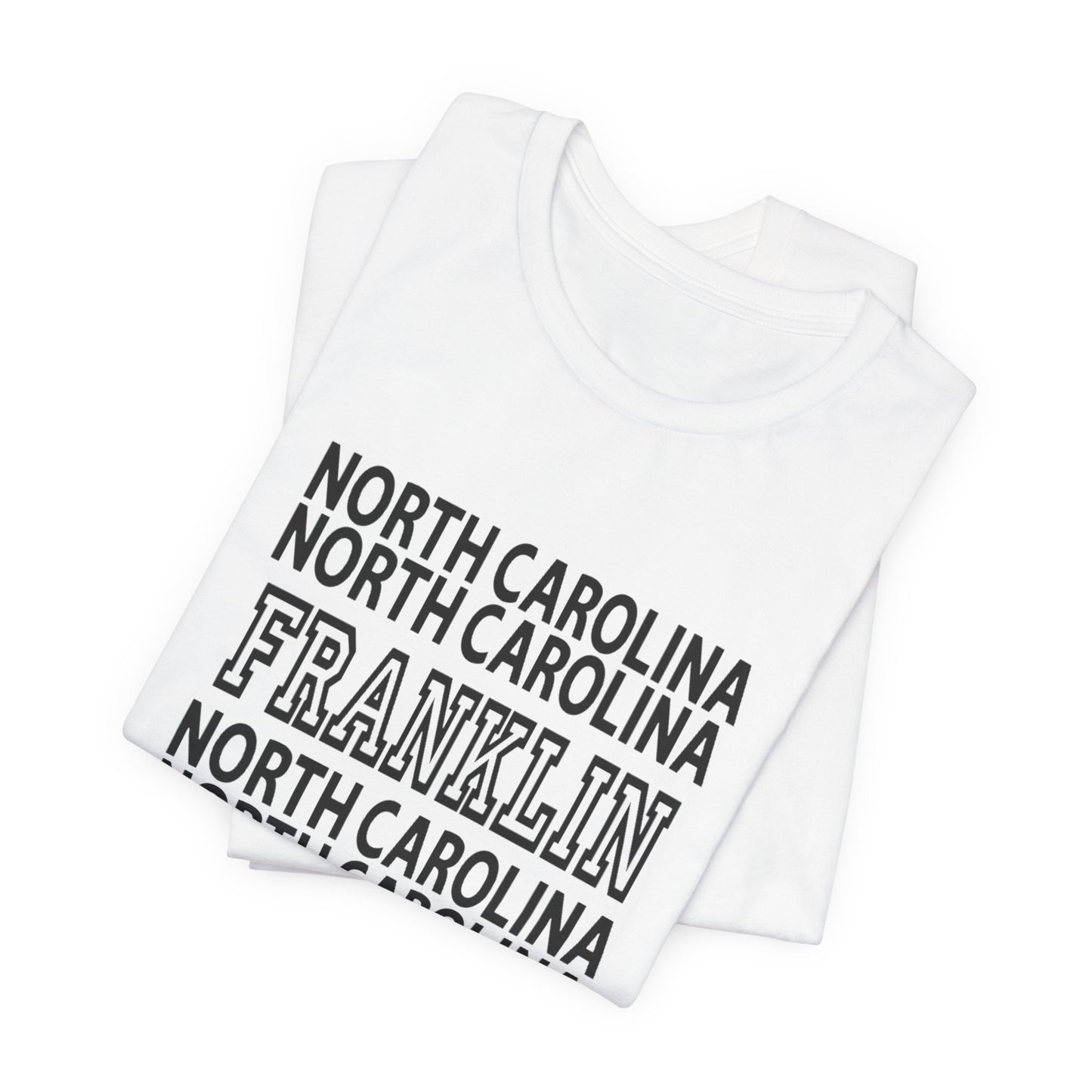 North Carolina Franklin Tee — Vintage State Town Graphic T-Shirt