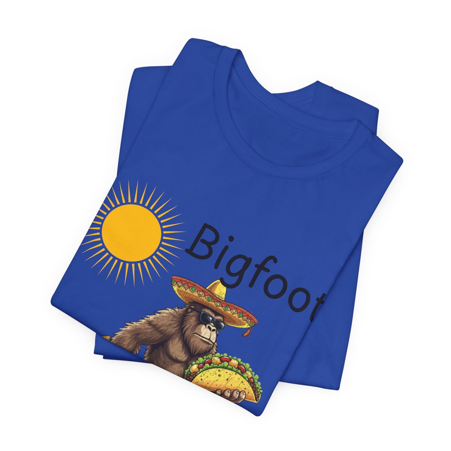 Bigfoot Loves Tacos T-Shirt — Funny Sasquatch Taco Tee