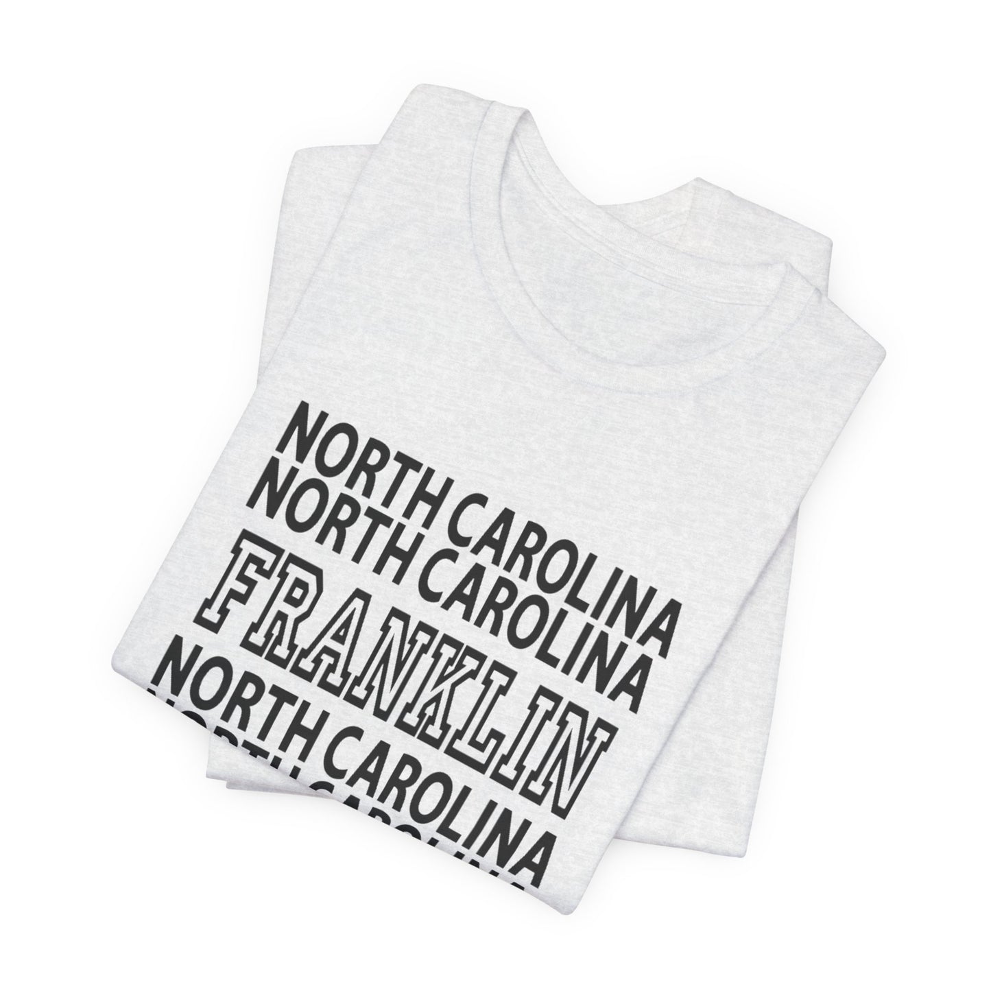 North Carolina Franklin Tee — Vintage State Town Graphic T-Shirt