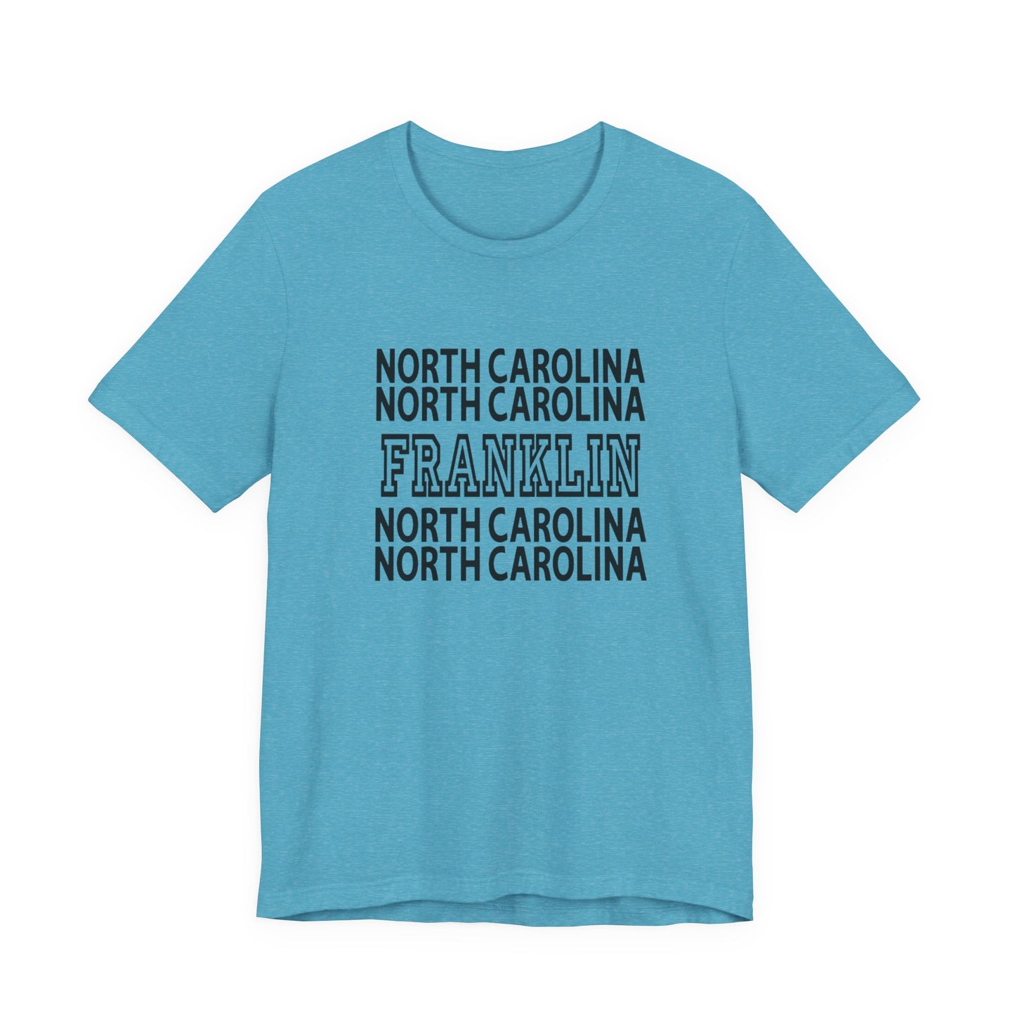 North Carolina Franklin Tee — Vintage State Town Graphic T-Shirt