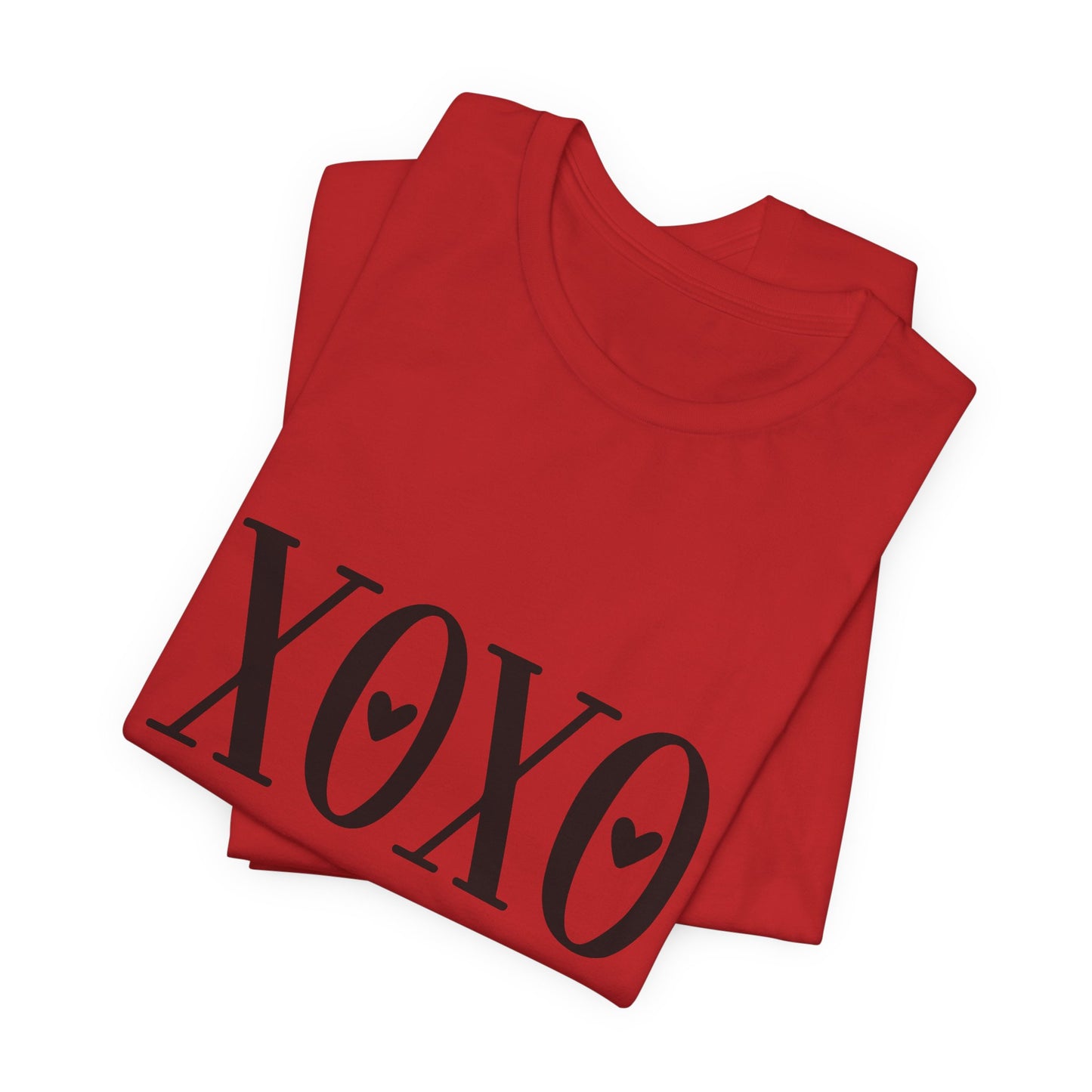 XOXO Heart Tee — Romantic Valentine's Day Graphic T-Shirt