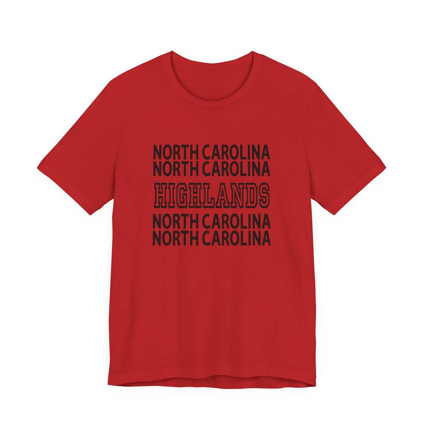 North Carolina Highlands T-Shirt — Retro State Pride Tee