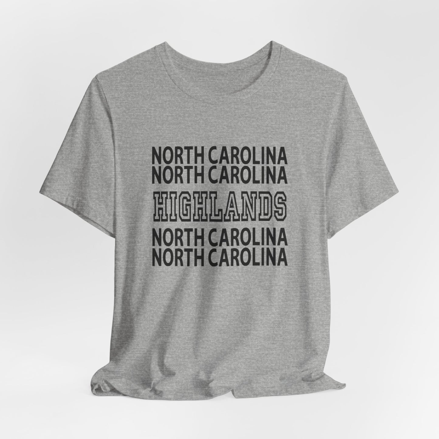 North Carolina Highlands T-Shirt — Retro State Pride Tee
