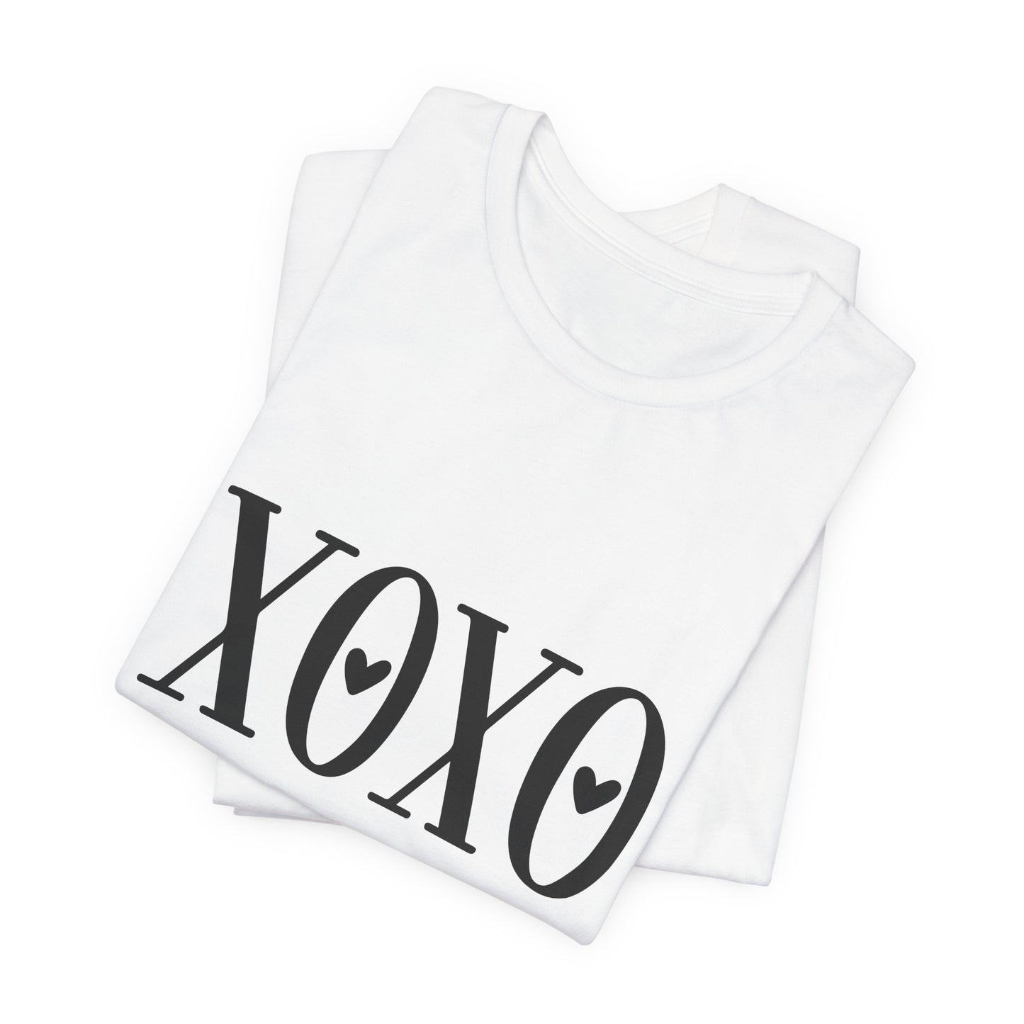 XOXO Heart Tee — Romantic Valentine's Day Graphic T-Shirt