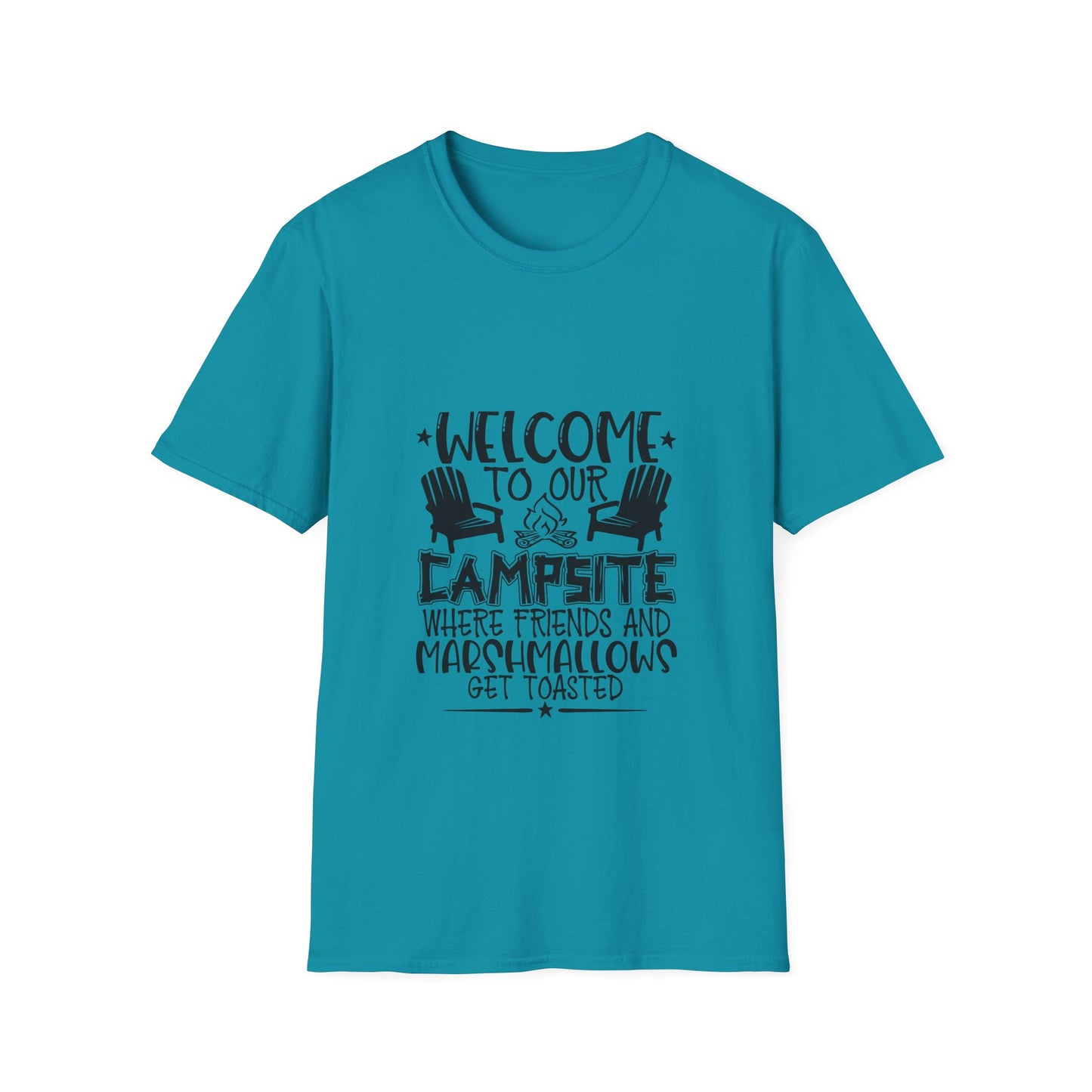 Welcome to our Campsite Unisex Softstyle T-Shirt