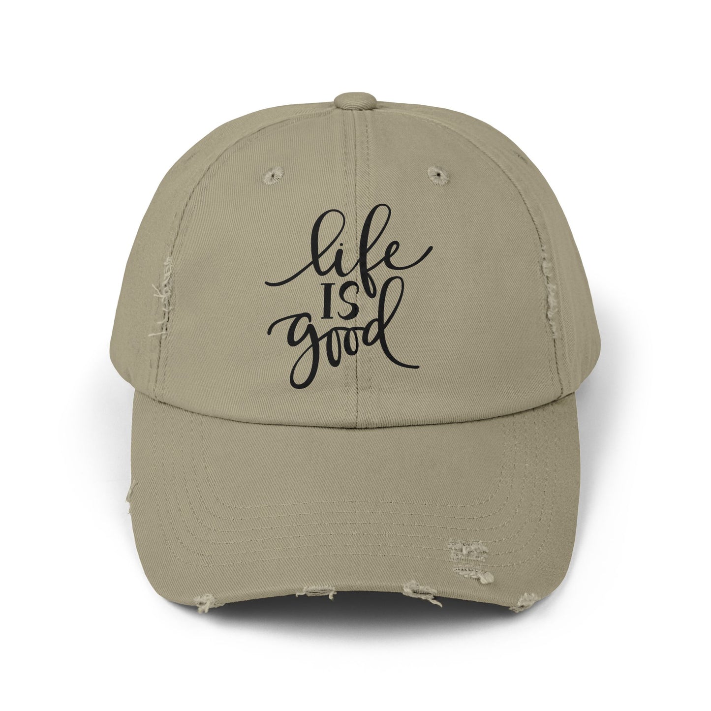 Life Is Good Distressed Baseball Cap