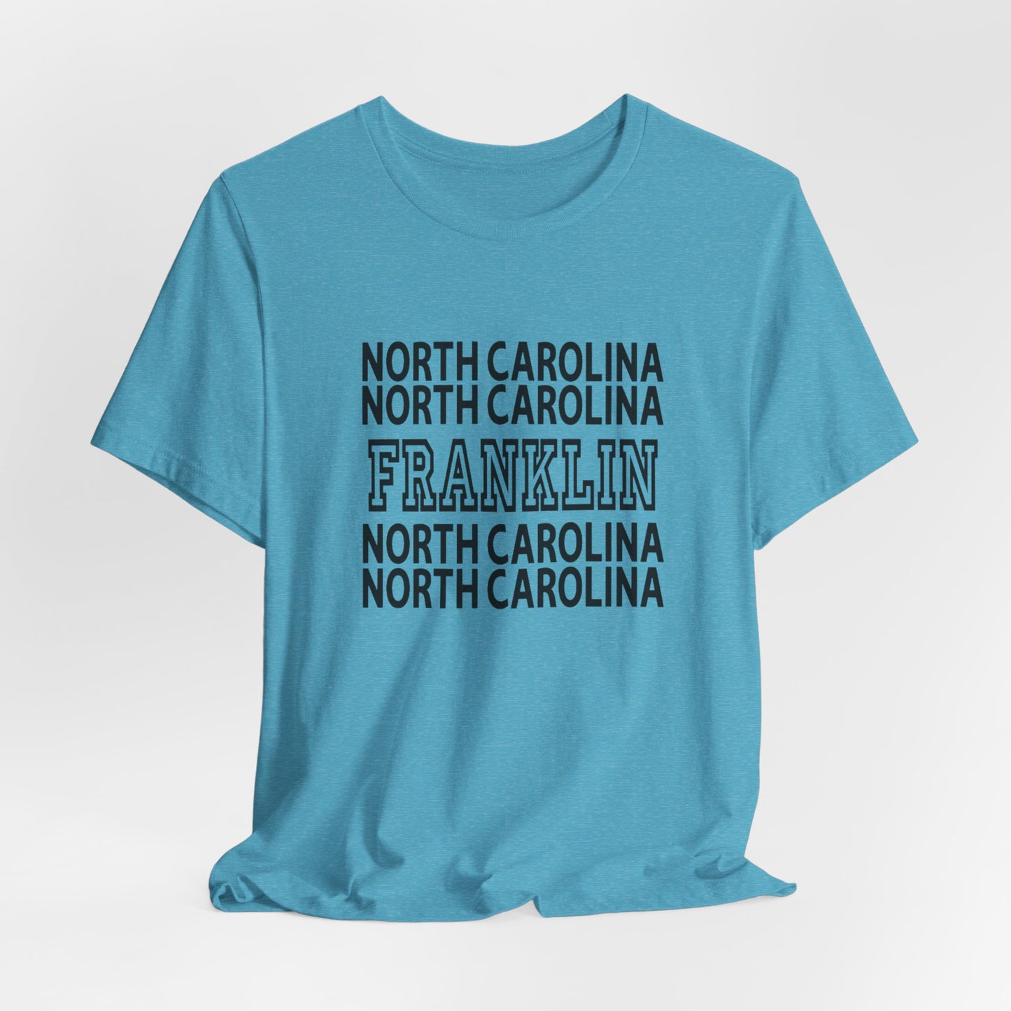 North Carolina Franklin Tee — Vintage State Town Graphic T-Shirt