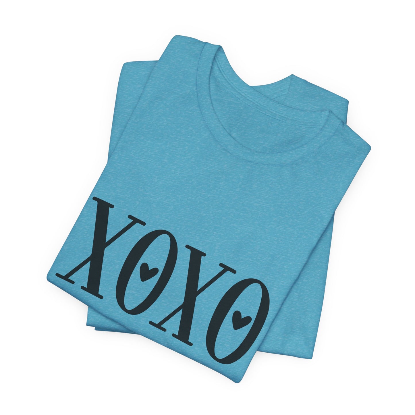 XOXO Heart Tee — Romantic Valentine's Day Graphic T-Shirt