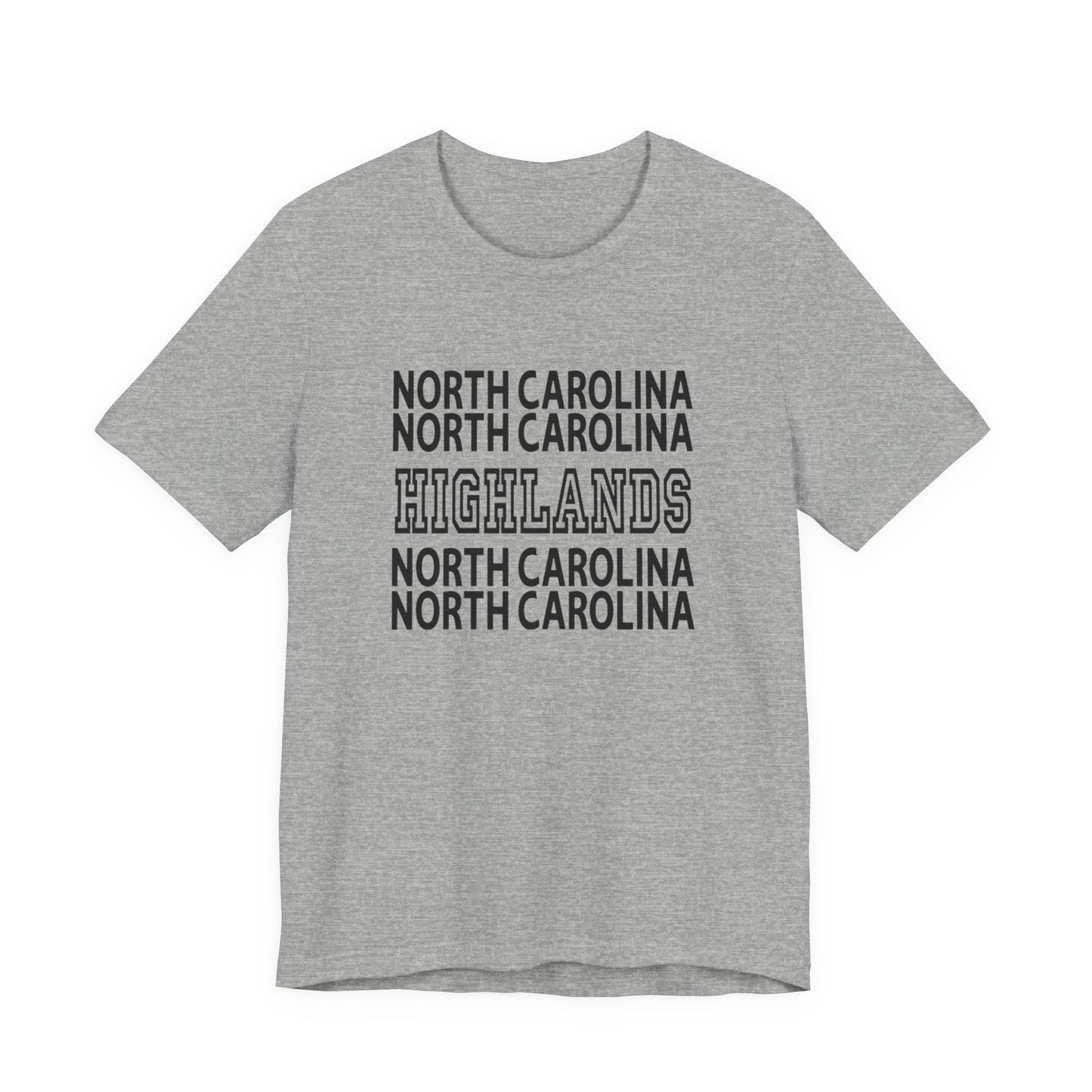 North Carolina Highlands T-Shirt — Retro State Pride Tee