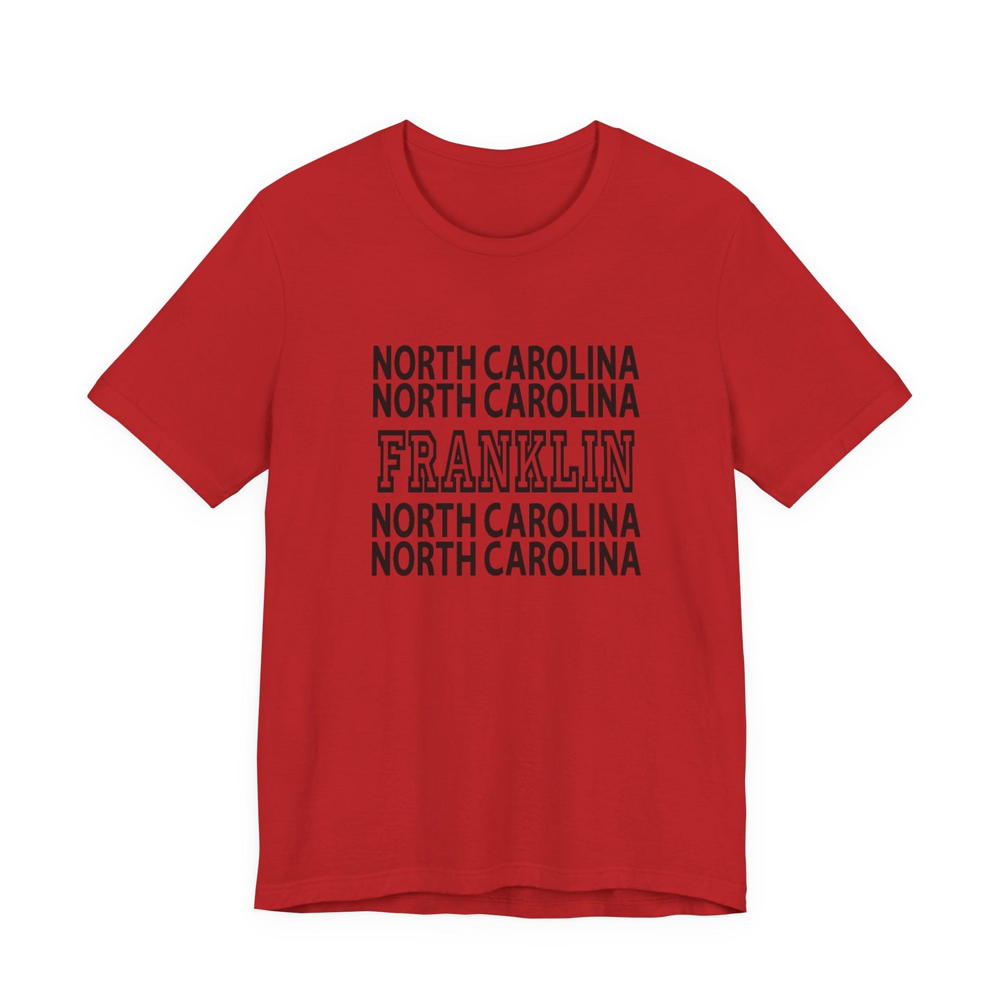 North Carolina Franklin Tee — Vintage State Town Graphic T-Shirt