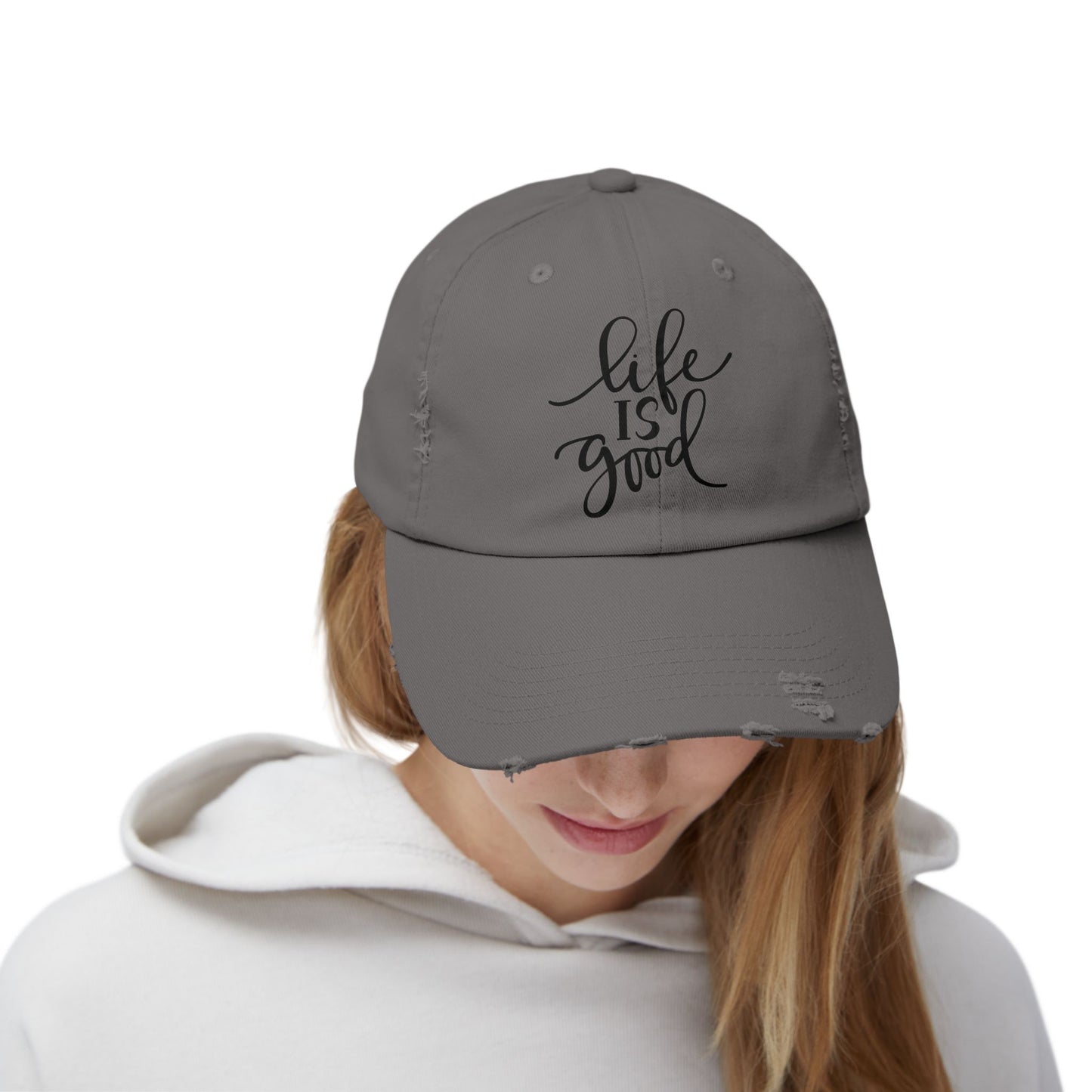 Life Is Good Distressed Baseball Cap