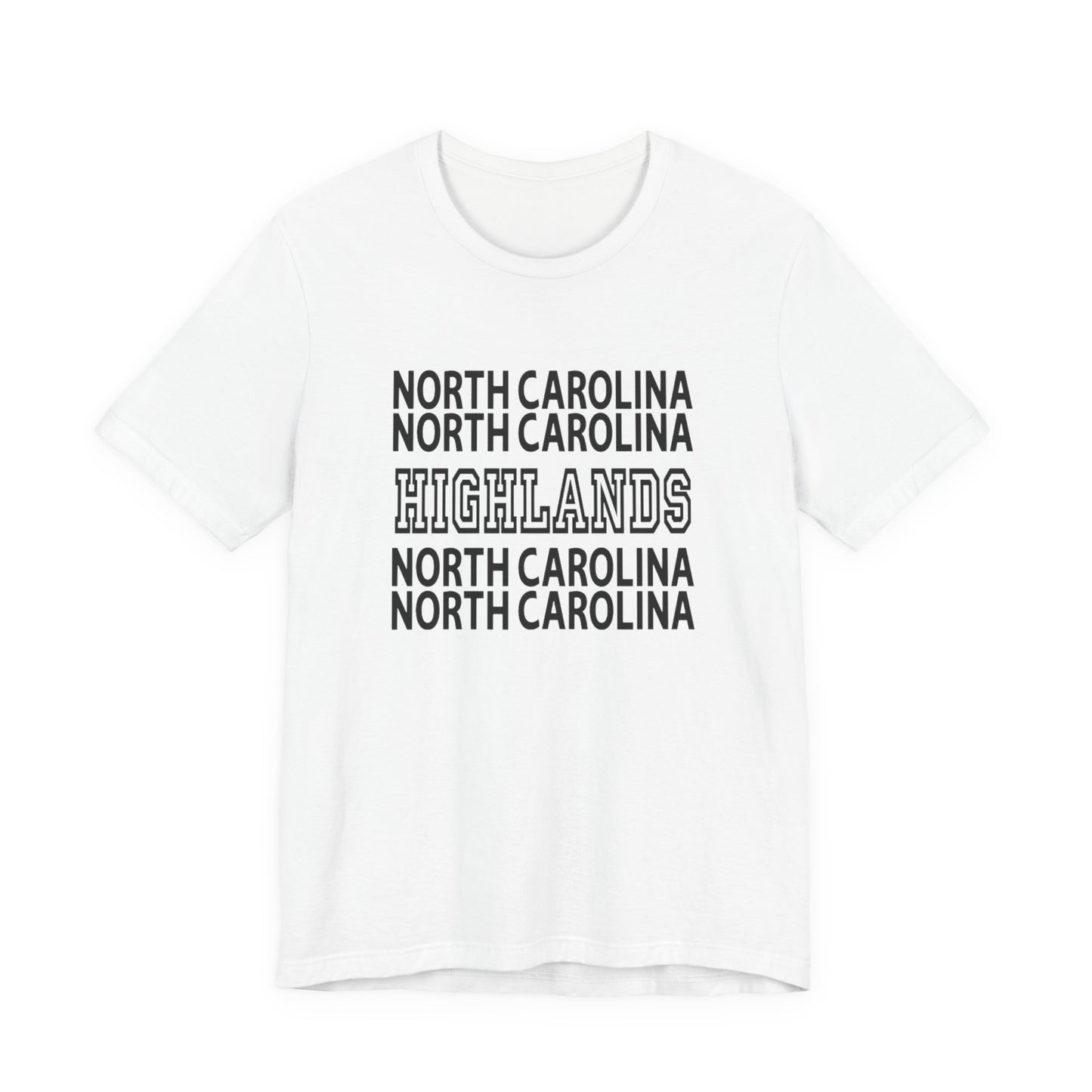 North Carolina Highlands T-Shirt — Retro State Pride Tee
