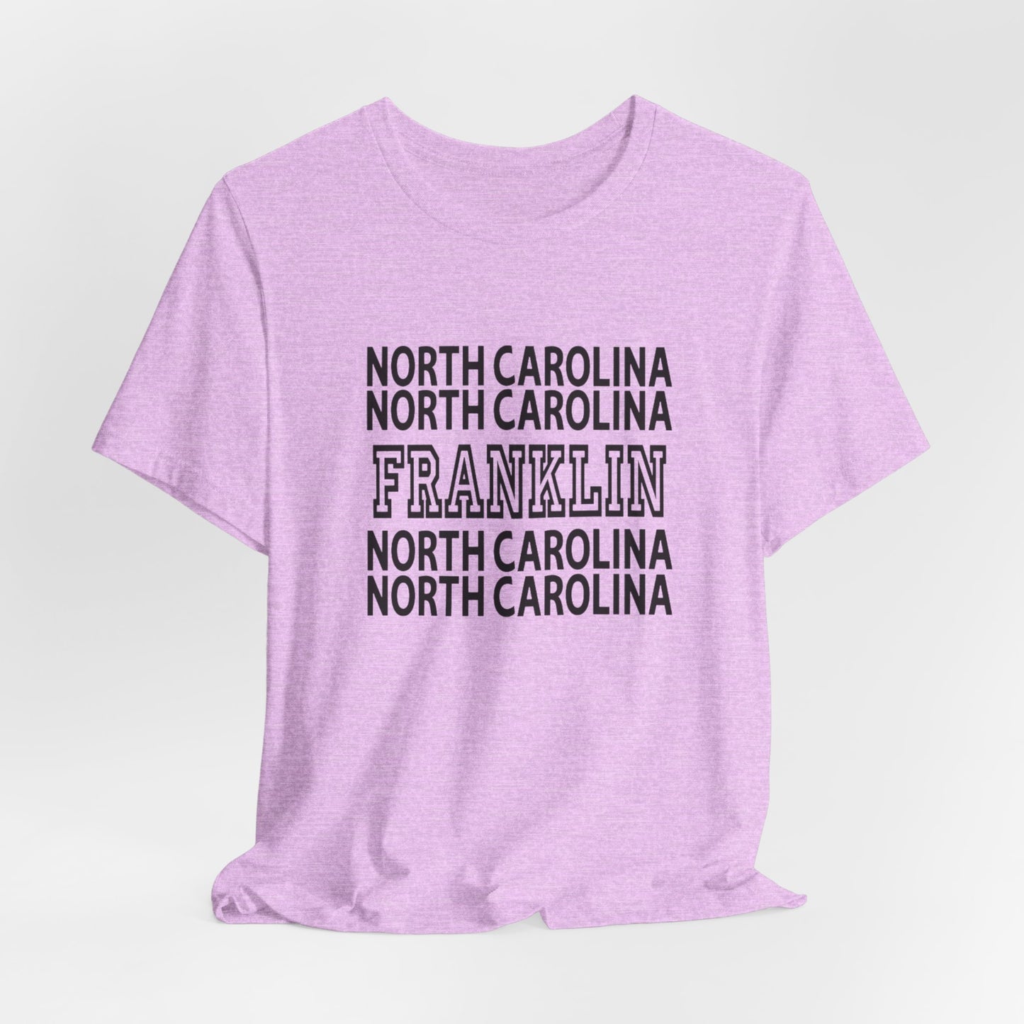 North Carolina Franklin Tee — Vintage State Town Graphic T-Shirt