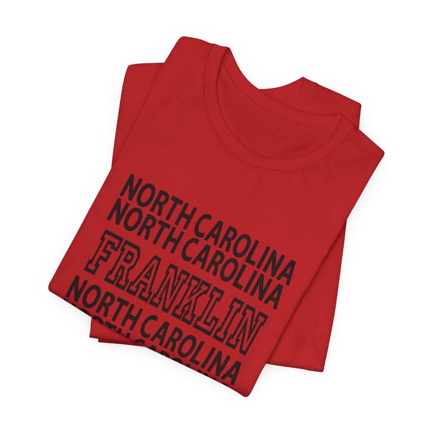 North Carolina Franklin Tee — Vintage State Town Graphic T-Shirt
