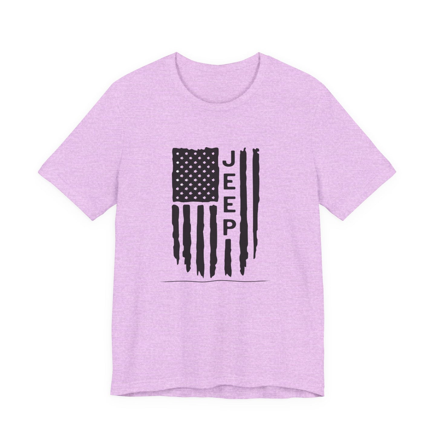 Jeep American Flag T‑Shirt — Distressed USA Off‑Road Tee