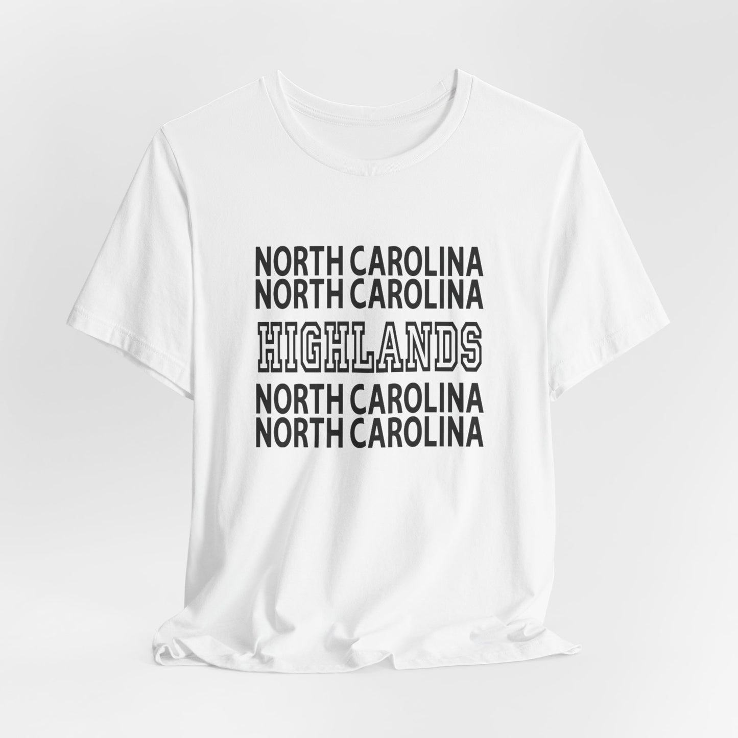 North Carolina Highlands T-Shirt — Retro State Pride Tee