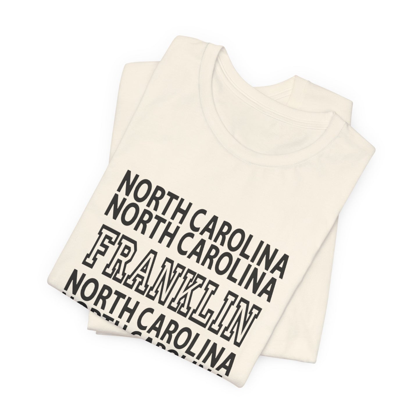 North Carolina Franklin Tee — Vintage State Town Graphic T-Shirt