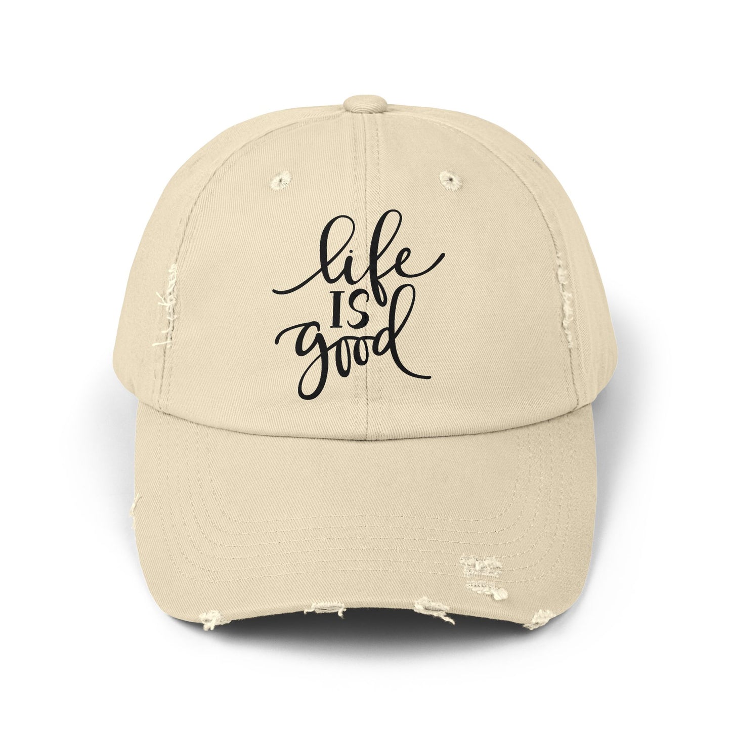 Life Is Good Distressed Baseball Cap
